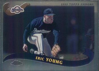 2002 Topps Traded & Rookies - Chrome #T63 Eric Young Front