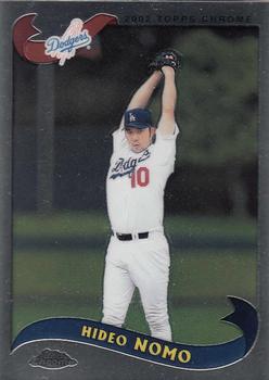 2002 Topps Traded & Rookies - Chrome #T76 Hideo Nomo Front