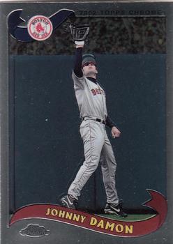 2002 Topps Traded & Rookies - Chrome #T98 Johnny Damon Front