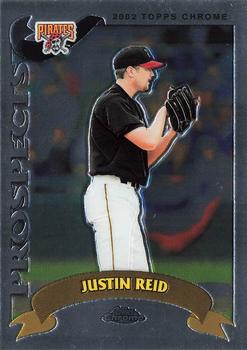 2002 Topps Traded & Rookies - Chrome #T113 Justin Reid Front