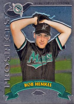 2002 Topps Traded & Rookies - Chrome #T120 Rob Henkel Front