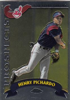2002 Topps Traded & Rookies - Chrome #T123 Henry Pichardo Front