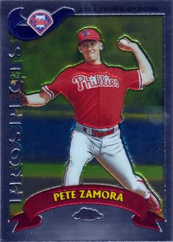 2002 Topps Traded & Rookies - Chrome #T126 Pete Zamora Front