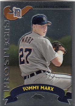 2002 Topps Traded & Rookies - Chrome #T132 Tommy Marx Front
