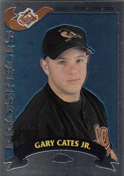 2002 Topps Traded & Rookies - Chrome #T133 Gary Cates Jr. Front