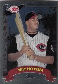 2002 Topps Traded & Rookies - Chrome #T140 Wily Mo Pena Front