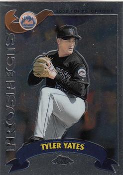 2002 Topps Traded & Rookies - Chrome #T141 Tyler Yates Front