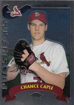 2002 Topps Traded & Rookies - Chrome #T143 Chance Caple Front