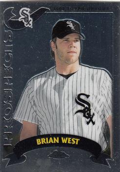 2002 Topps Traded & Rookies - Chrome #T153 Brian West Front