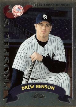 2002 Topps Traded & Rookies - Chrome #T155 Drew Henson Front