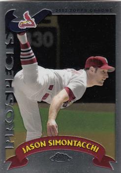 2002 Topps Traded & Rookies - Chrome #T157 Jason Simontacchi Front