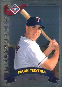 2002 Topps Traded & Rookies - Chrome #T169 Mark Teixeira Front