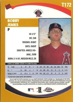 2002 Topps Traded & Rookies - Chrome #T172 Bobby Jenks Back