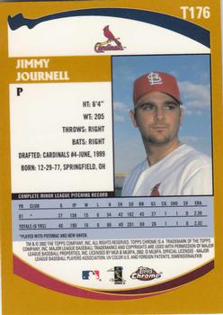 2002 Topps Traded & Rookies - Chrome #T176 Jimmy Journell Back