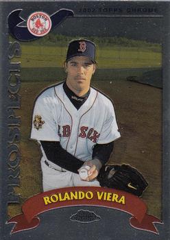 2002 Topps Traded & Rookies - Chrome #T194 Rolando Viera Front