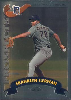 2002 Topps Traded & Rookies - Chrome #T233 Franklyn German Front