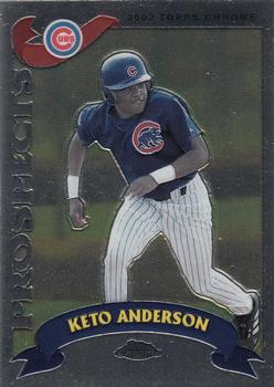 2002 Topps Traded & Rookies - Chrome #T245 Keto Anderson Front
