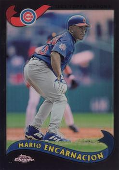 2002 Topps Traded & Rookies - Chrome Black Refractors #T94 Mario Encarnacion  Front
