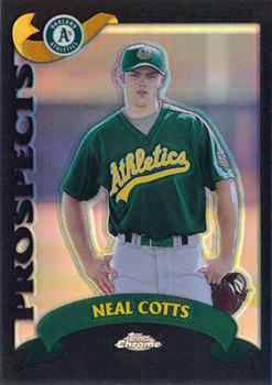 2002 Topps Traded & Rookies - Chrome Black Refractors #T134 Neal Cotts  Front