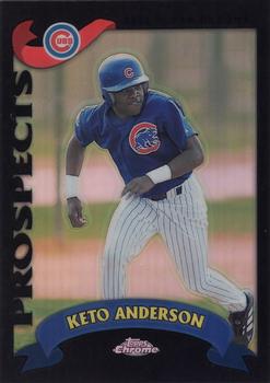 2002 Topps Traded & Rookies - Chrome Black Refractors #T245 Keto Anderson  Front