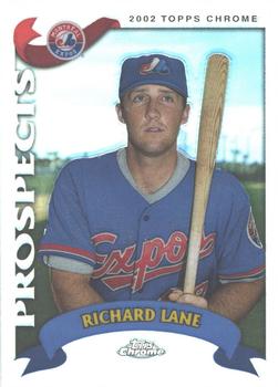 2002 Topps Traded & Rookies - Chrome Refractors #T125 Richard Lane  Front