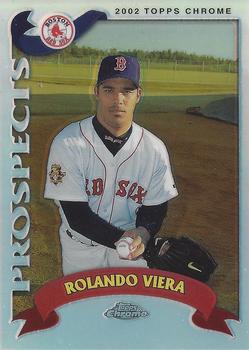 2002 Topps Traded & Rookies - Chrome Refractors #T194 Rolando Viera  Front