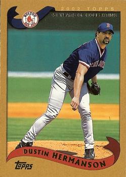 2002 Topps Traded & Rookies - Gold #T58 Dustin Hermanson  Front