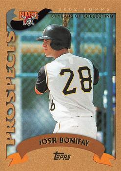 2002 Topps Traded & Rookies - Gold #T131 Josh Bonifay  Front