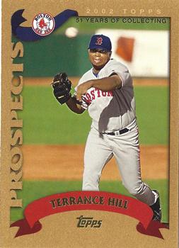 2002 Topps Traded & Rookies - Gold #T164 Terrance Hill  Front
