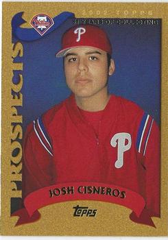 2002 Topps Traded & Rookies - Gold #T189 Josh Cisneros  Front