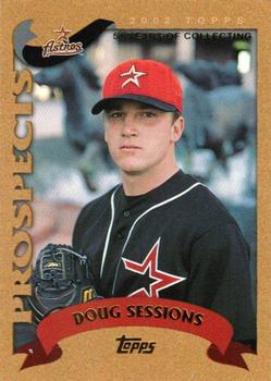 2002 Topps Traded & Rookies - Gold #T202 Doug Sessions  Front