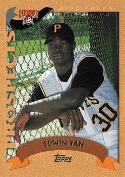 2002 Topps Traded & Rookies - Gold #T219 Edwin Yan  Front