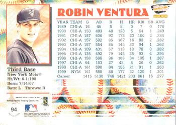 2000 Pacific Revolution #94 Robin Ventura Back