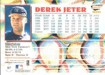 2000 Pacific Revolution #97 Derek Jeter Back