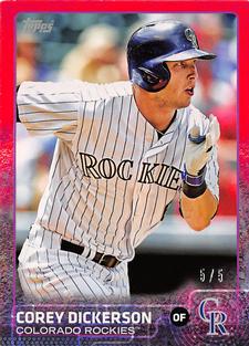 2015 Topps Mini - Red #91 Corey Dickerson Front