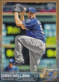 2015 Topps Mini - Gold #216 Greg Holland Front