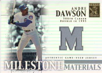 2002 Topps Tribute - Milestone Materials #MIM-AD Andre Dawson Front