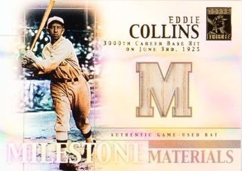 2002 Topps Tribute - Milestone Materials #MIM-EC Eddie Collins Front