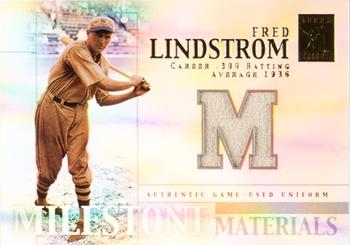 2002 Topps Tribute - Milestone Materials #MIM-FL Fred Lindstrom Front