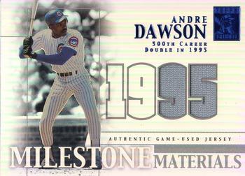2002 Topps Tribute - Milestone Materials Season #MIM-AD Andre Dawson Front