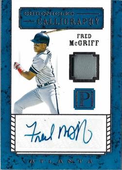 2016 Panini Pantheon - Chronicled Calligraphy #CC-FM Fred McGriff Front
