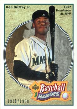 2002 UD Authentics - Heroes of Baseball #HB-G4 Ken Griffey Jr. Front