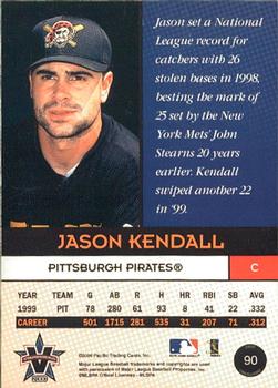 2000 Pacific Vanguard #90 Jason Kendall Back