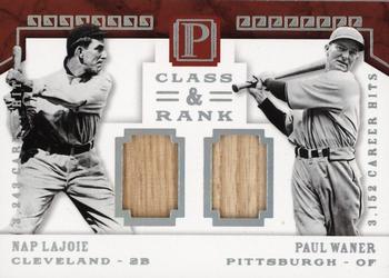 2016 Panini Pantheon - Class and Rank Duals Holo Silver #CRD-LW Nap Lajoie / Paul Waner Front