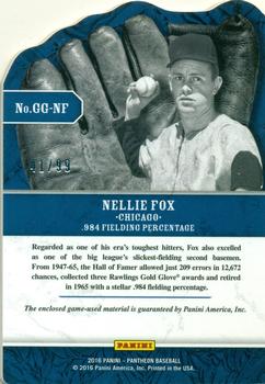 2016 Panini Pantheon - Gallant Gloves #GG-NF Nellie Fox Back