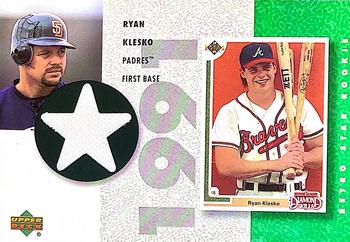 2002 UD Authentics - Retro Star Rookie Jerseys #SR-RK Ryan Klesko  Front