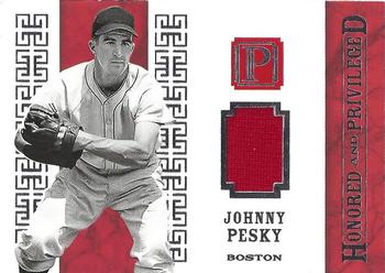 2016 Panini Pantheon - Honored and Privileged #HP-JP Johnny Pesky Front