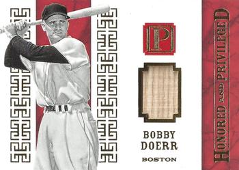 2016 Panini Pantheon - Honored and Privileged Gold #HP-BD Bobby Doerr Front