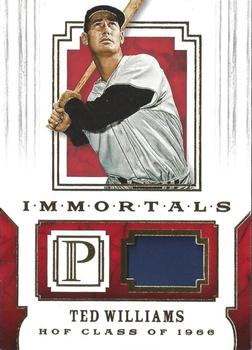 2016 Panini Pantheon - Immortals Gold #I-TW Ted Williams Front