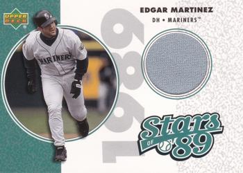 2002 UD Authentics - Stars of 89 Jerseys #SL-EM Edgar Martinez  Front